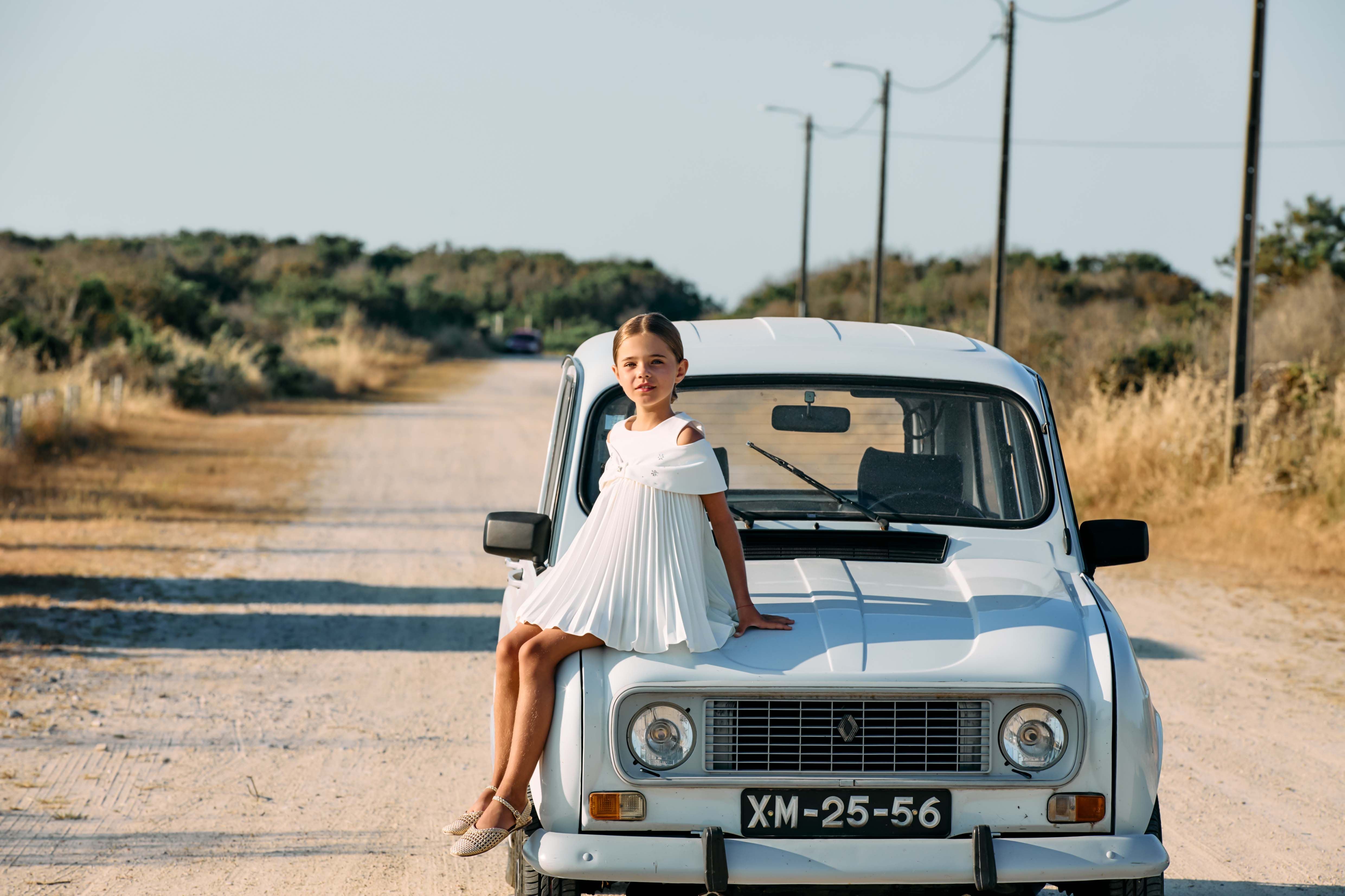White Bow Dress